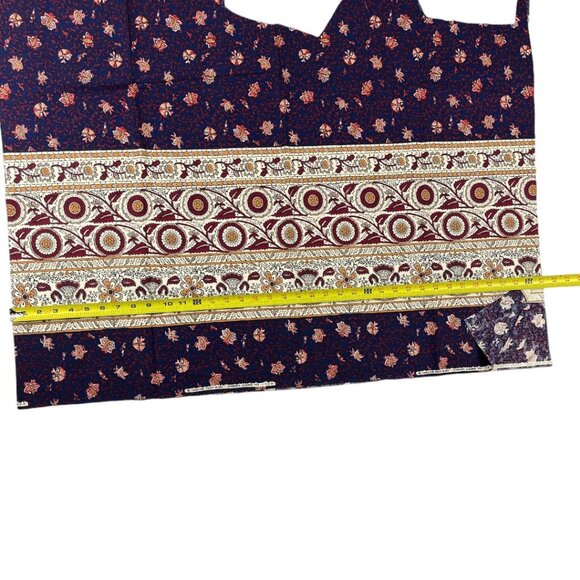 Vintage Cranston Schwartz Liebman Texas Boho Fabric Remnant 2 Yards x 24.25" - Picture 7 of 10